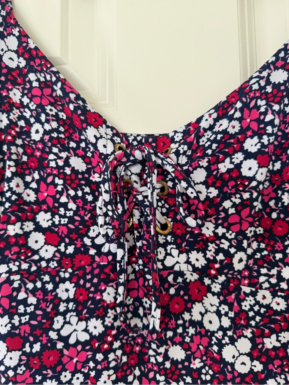 Michael Kors Floral Spaghetti-Strap Midi Dress - Picture 2 of 5